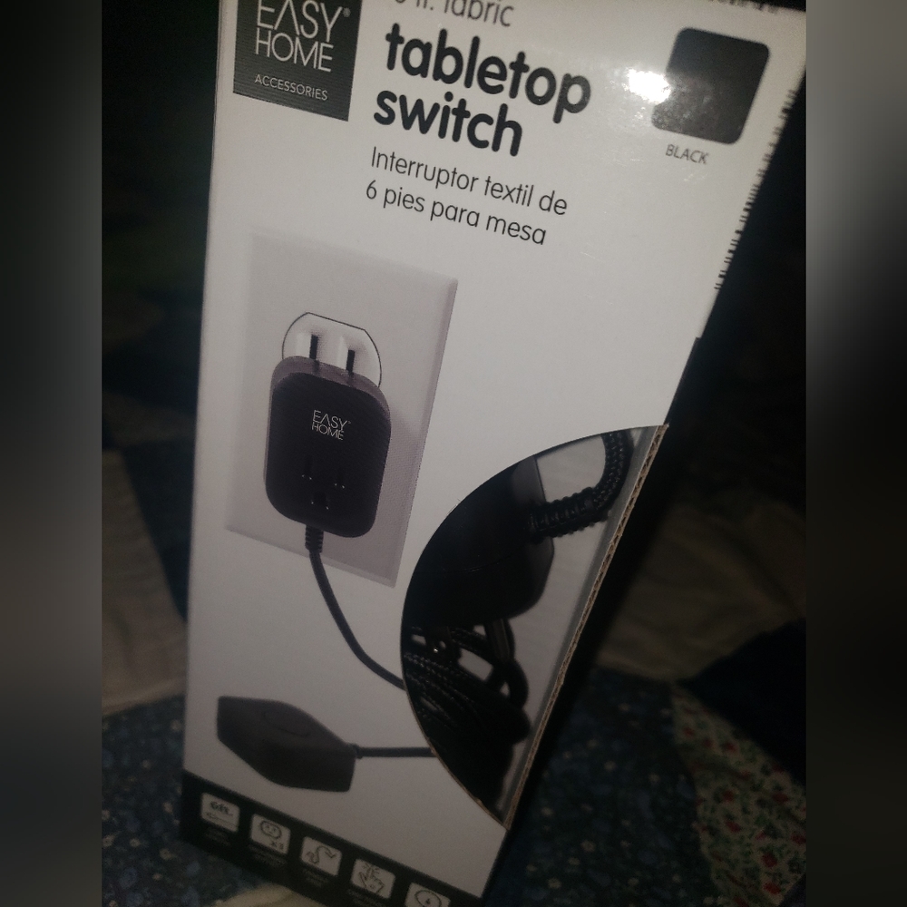 6 Ft Tabletop Switch ( Black)